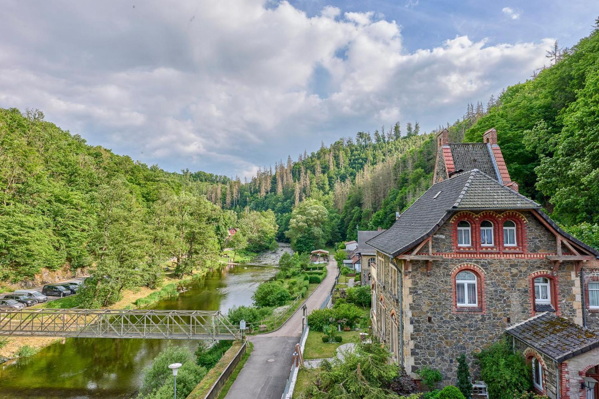 Hotel Bodeblick Thale Exteriör bild